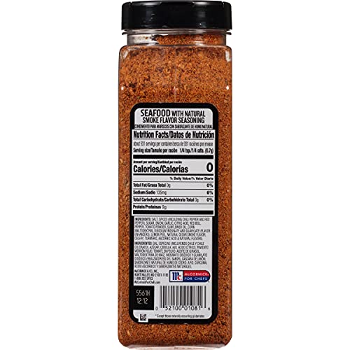 McCormick Grill Mates Seafood Seasoning Enhancing Flavor for Seafood Beef Poultry and Vegetables 23 oz Container Best fo