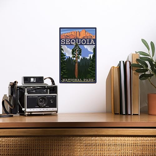  Lantern Press Sequoia Tree and Palisades Metal Sign - Outdoor Decor for Home, Gifts for Nature Lovers
| Lantern Press 6