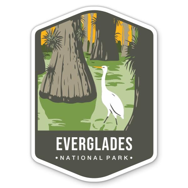 Everglades National Park Vinyl Sticker for Phone Waterproof 3" Laptop Car Tumbler