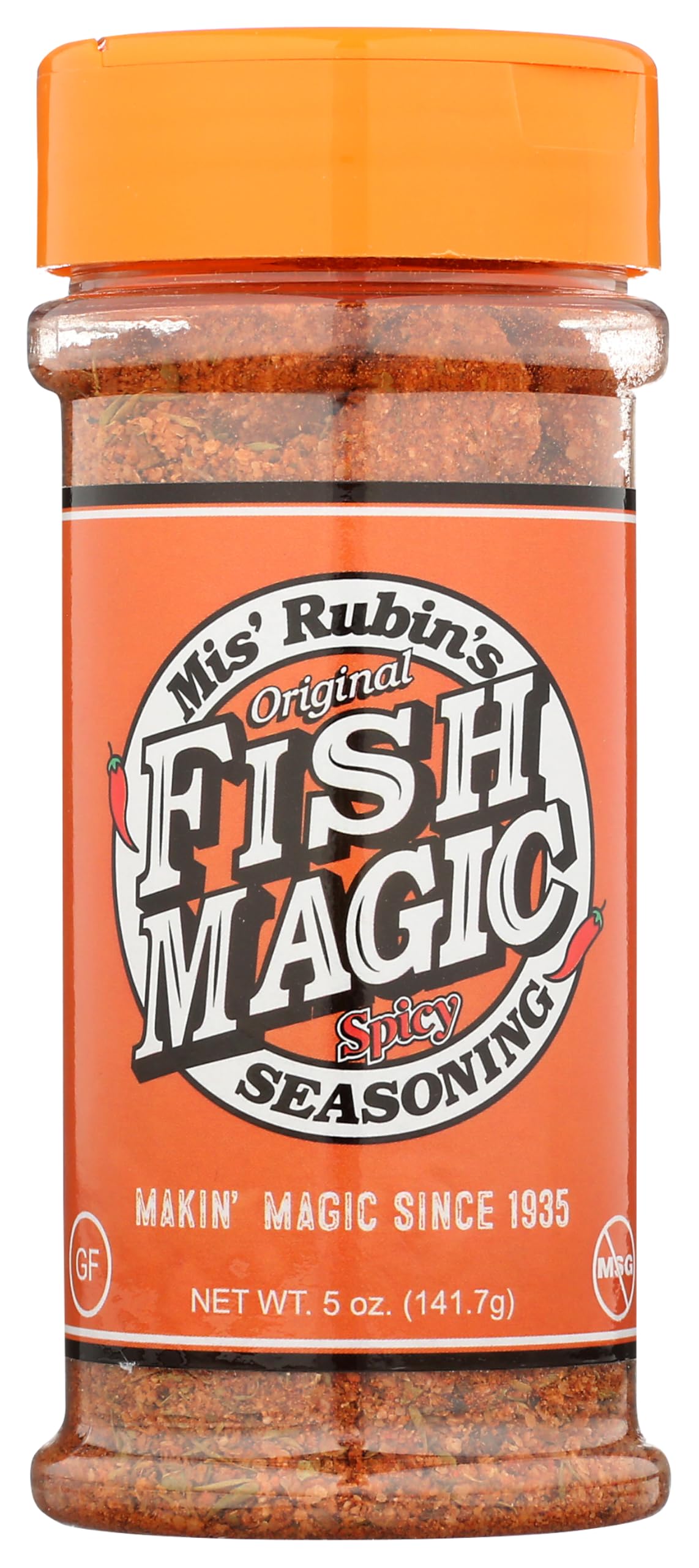 Magic Fish Seasoning, Savory & Spicy Cajun Seasoning for Catfish, Bass & More – Perfect Dry Rub for Fish & Seafood – Ide