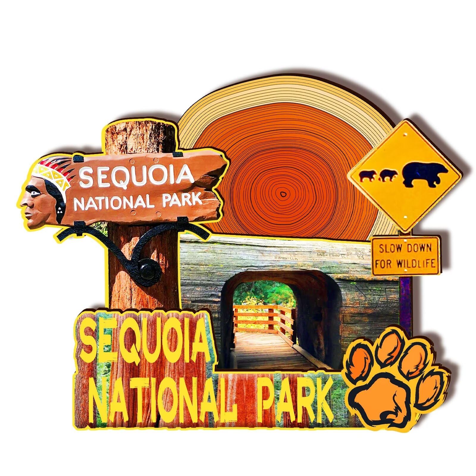 Orlaybar Sequoia National Park California Decorative Magnet - Home Decoration
Orlaybar Sequoia National Park California 