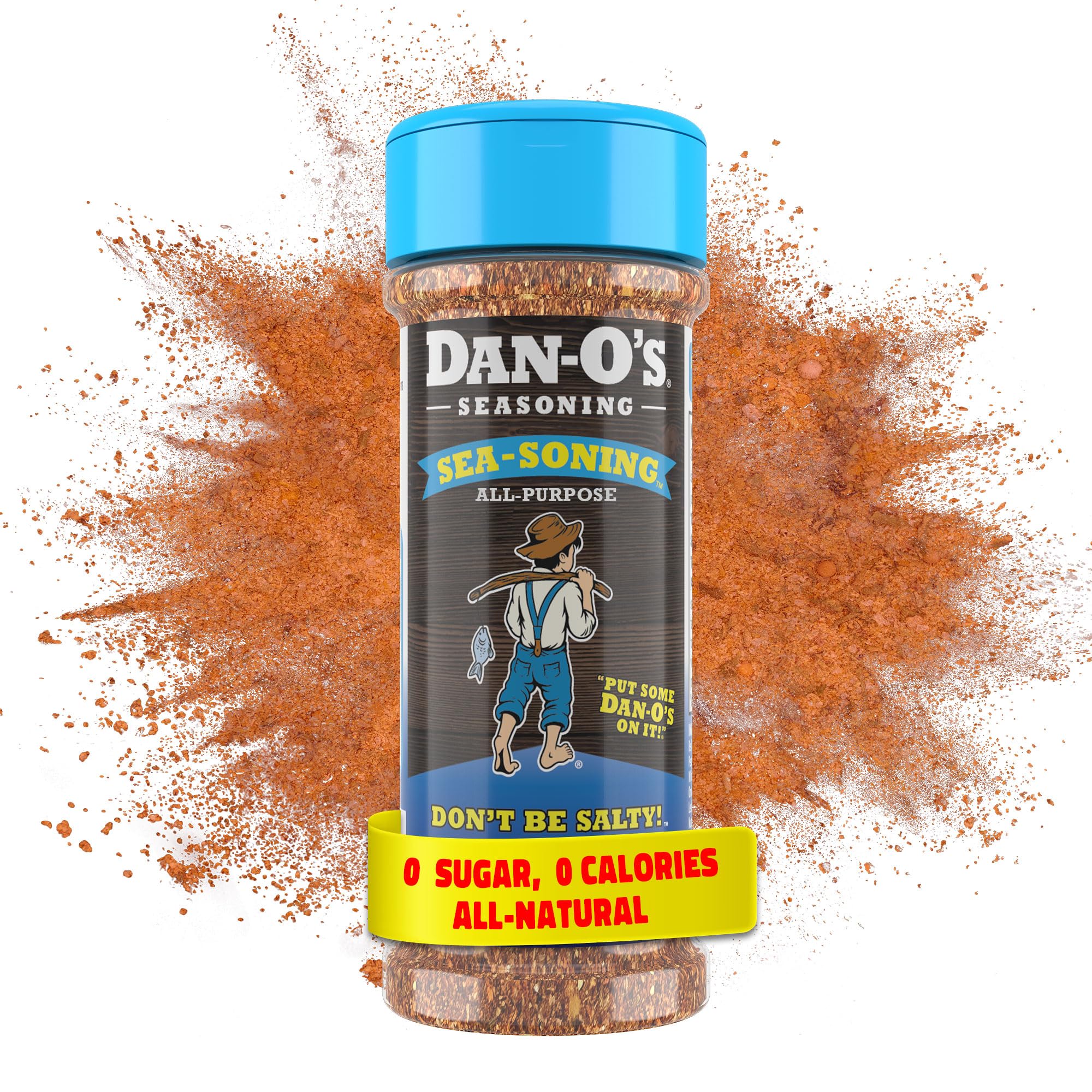 Dan-O's SEA-soning Seasoning All-Purpose Seasoning for Fish and Seafood, Sugar Free, Zero Calorie, Perfect for Sea-Inspi