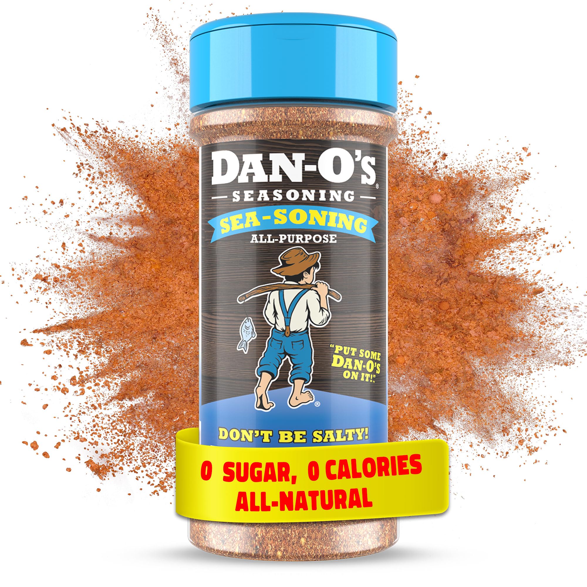 Dan-O's SEA-soning Seasoning, All-Purpose Seasoning for Fish and Seafood, Sugar Free, Zero Calorie, Versatile Flavor Boo